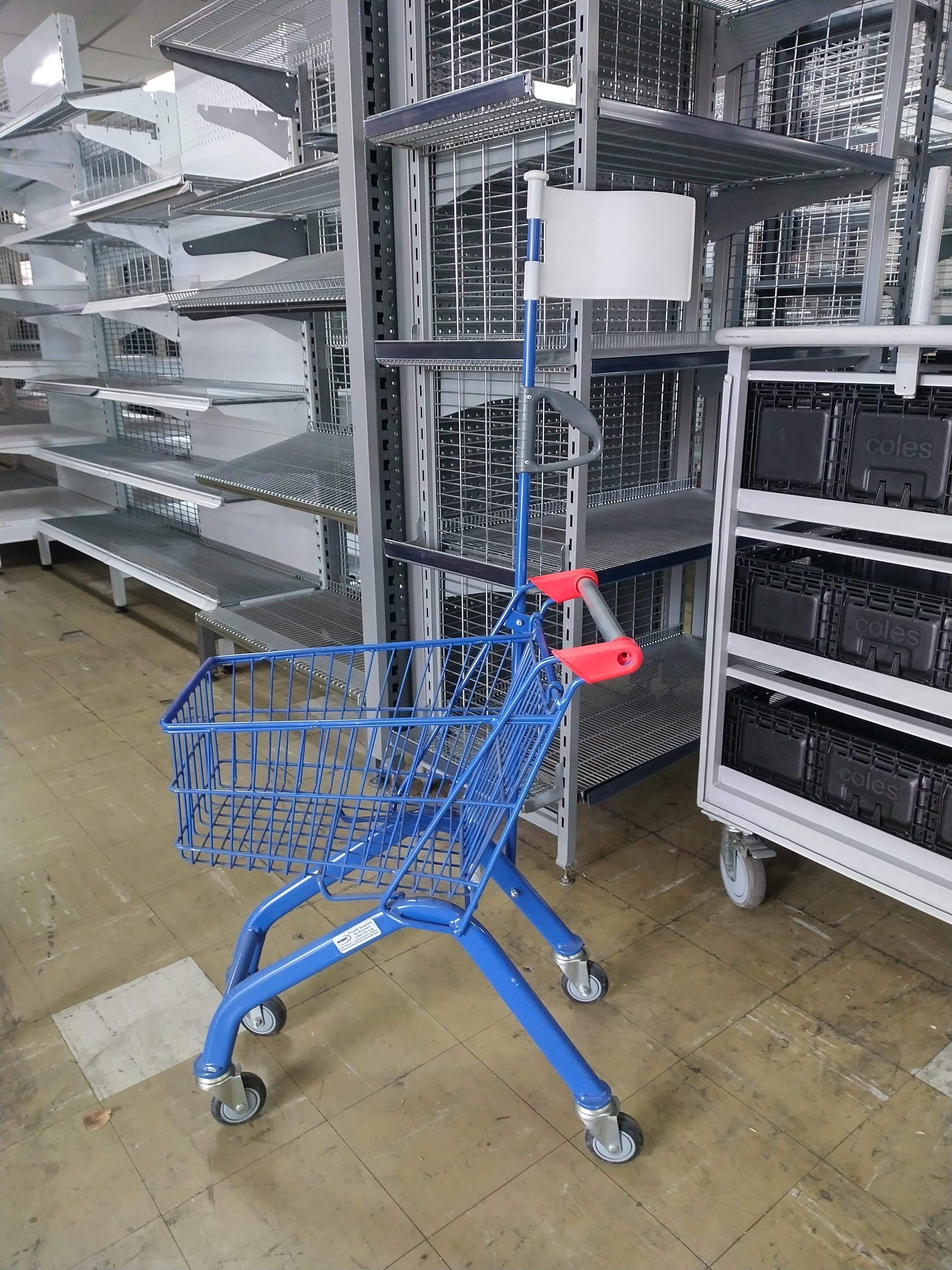 TL3 Black Basket Cart Affordable Shelving